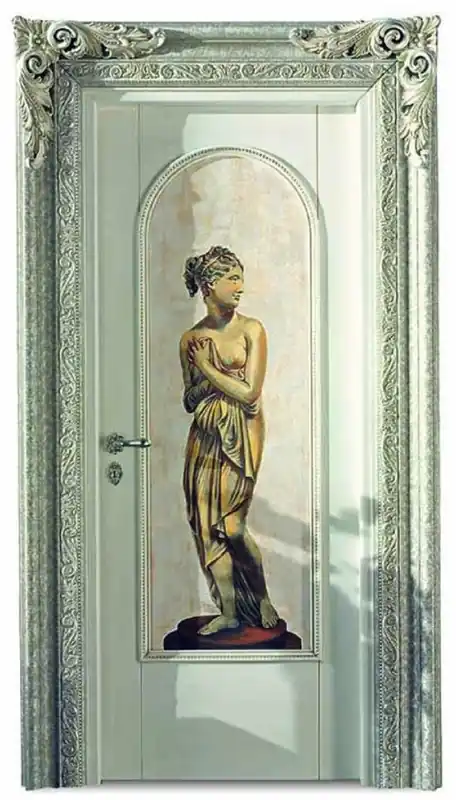 Casa Padrino luxury baroque apartment door white / silver / gold 129 cm - Made in Italy Solange Der Vorrat Reicht