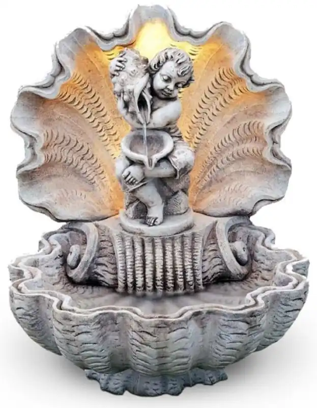 Casa Padrino Art Nouveau garden fountain gray 92 x 86 x H. 107 cm Markenprodukt