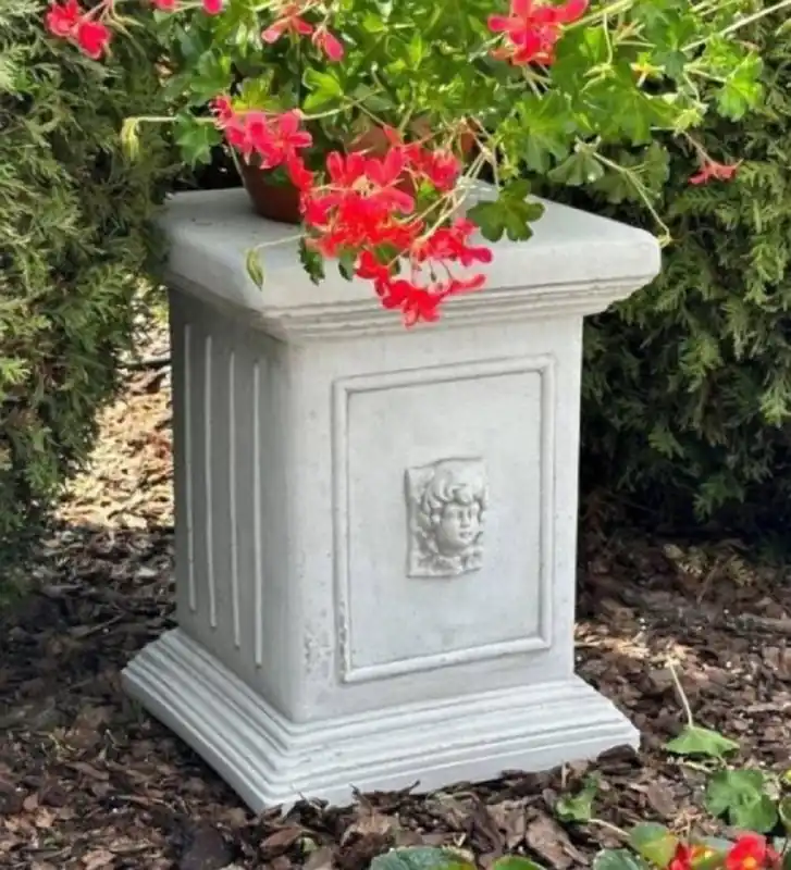 Sale Casa Padrino baroque garden decorative stone column gray H. 44 cm