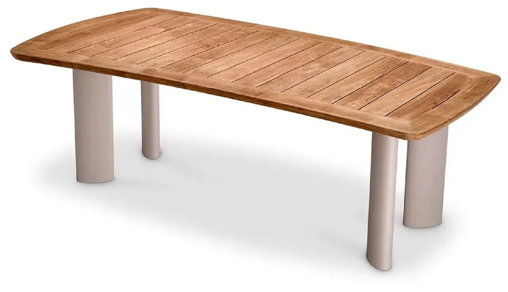 Casa Padrino luxury garden dining table natural / sand 230 cm Preisreduziert