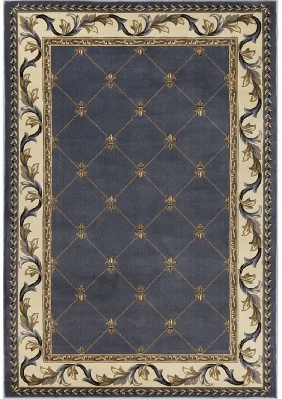 Casa Padrino Luxury Baroque Living Room Carpet Blue - Various Sizes Sonderangebot