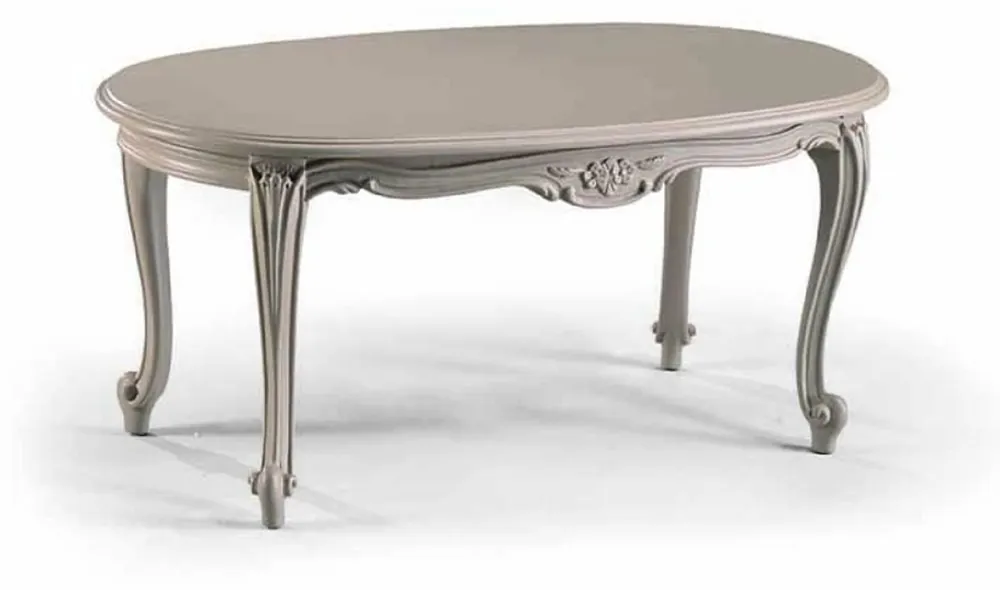 Casa Padrino luxury baroque coffee table gray 101 cm - Made in Italy Ausverkauf