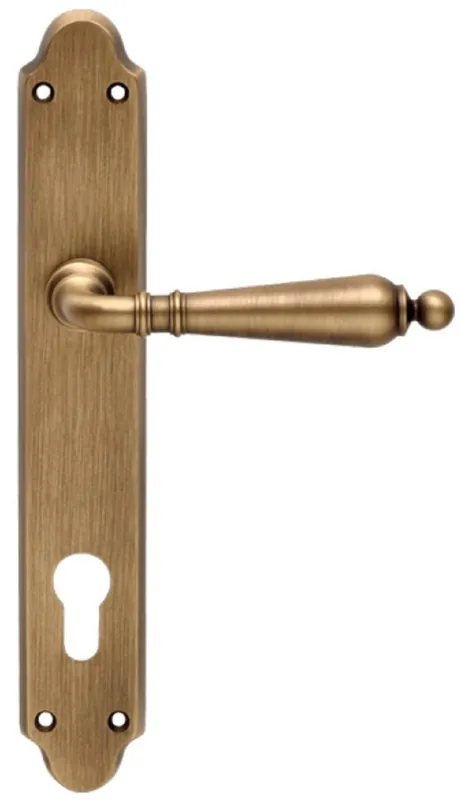 Top-Preis Casa Padrino baroque door handle set brass patinated H. 20.4 cm - Made in Italy
