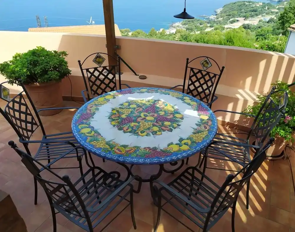 Casa Padrino Luxury Art Nouveau Wrought Iron Garden Furniture Set - Made in Italy Neuheit