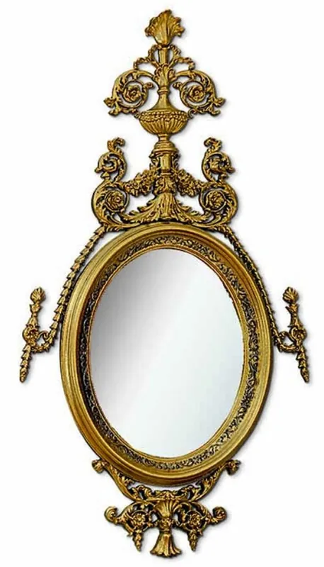 Casa Padrino luxury baroque mirror gold H. 207 cm - Made in Italy Meistverkauft