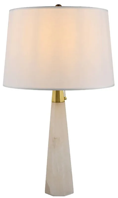 Expressversand Casa Padrino luxury marble table lamp white / gold H. 67.5 cm