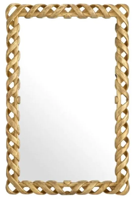 Casa Padrino luxury mahogany mirror antique gold H. 141 cm Must-Have