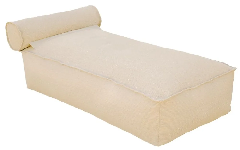 Casa Padrino luxury water lounger with headrest beige 180 cm Top-Seller