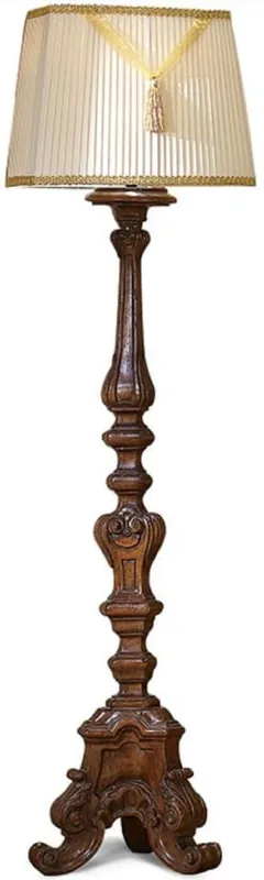 Casa Padrino luxury baroque floor lamp dark brown H. 175 cm - Made in Italy Sofort Bestellen