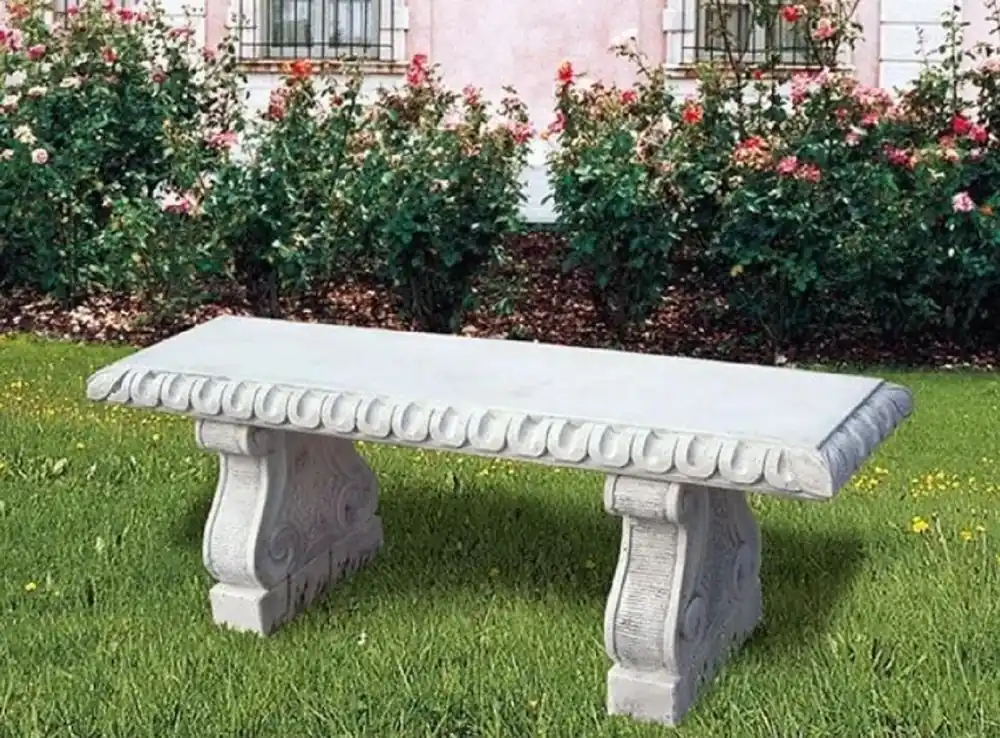 Angebot Casa Padrino Luxury Baroque Garden Bench 140 cm - Baroque Garden Furniture Made in Italy