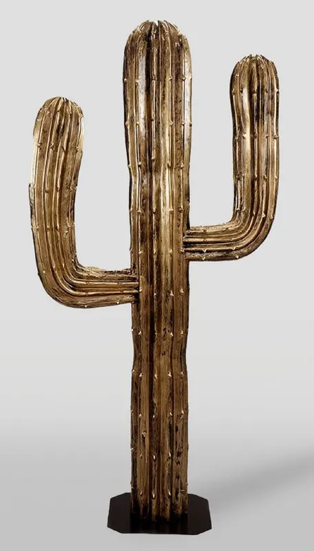 Casa Padrino XXL decorative cactus antique gold / black H. 180 cm Sofort Bestellen