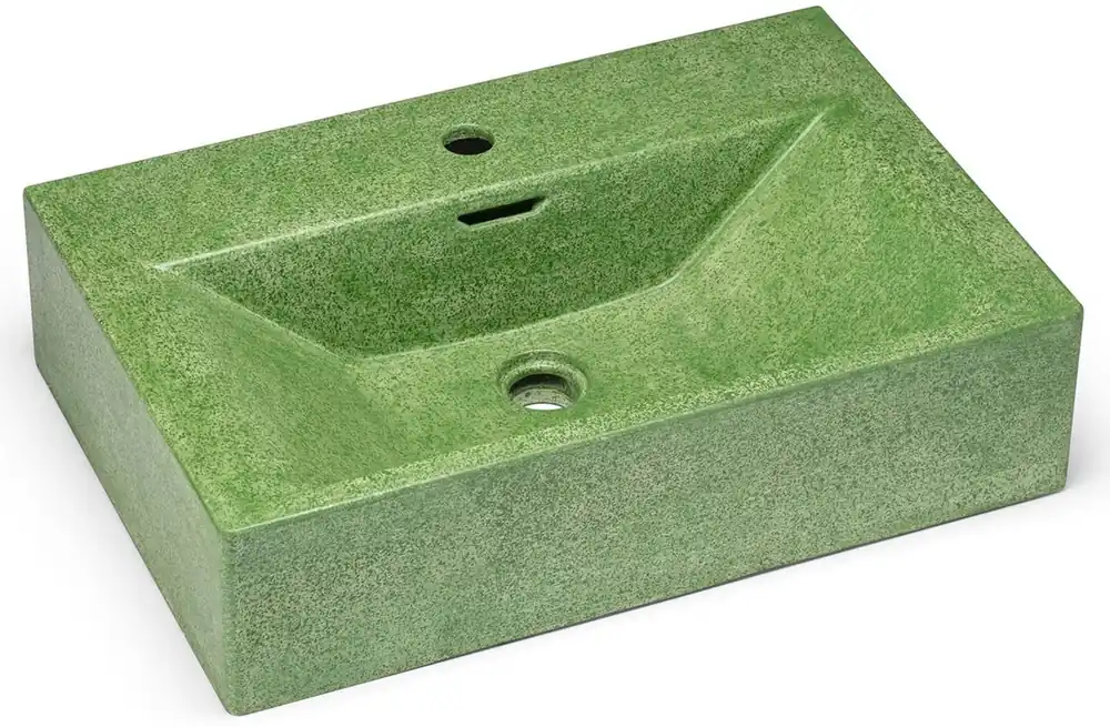 Casa Padrino luxury concrete washbasin matt green 60 cm Kracherpreis