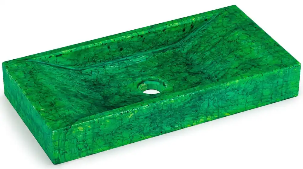 Garantierte Lieferung Casa Padrino luxury concrete washbasin bowl green 60 cm