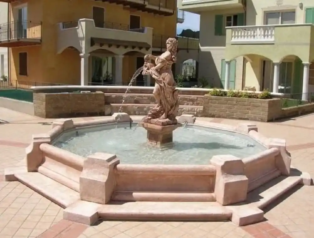 Knallerangebot Casa Padrino baroque garden decorative fountain brown Ø 482 x H. 200 cm - Made in Italy