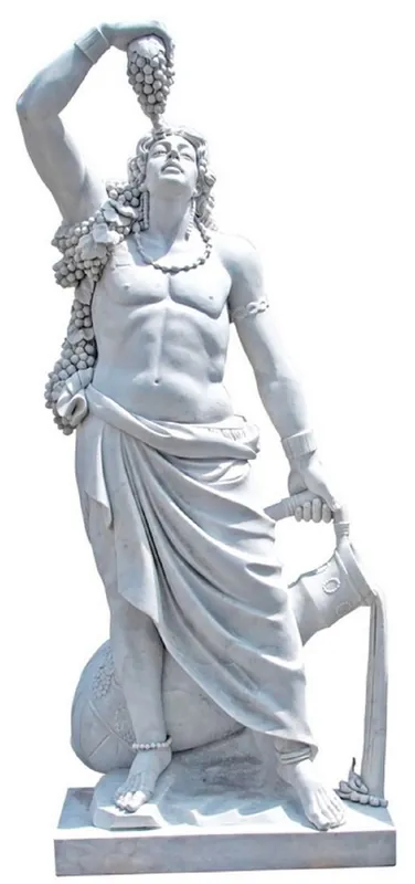 Casa Padrino Antique Style Marble Sculpture Man Gray H. 243 cm Schnäppchen