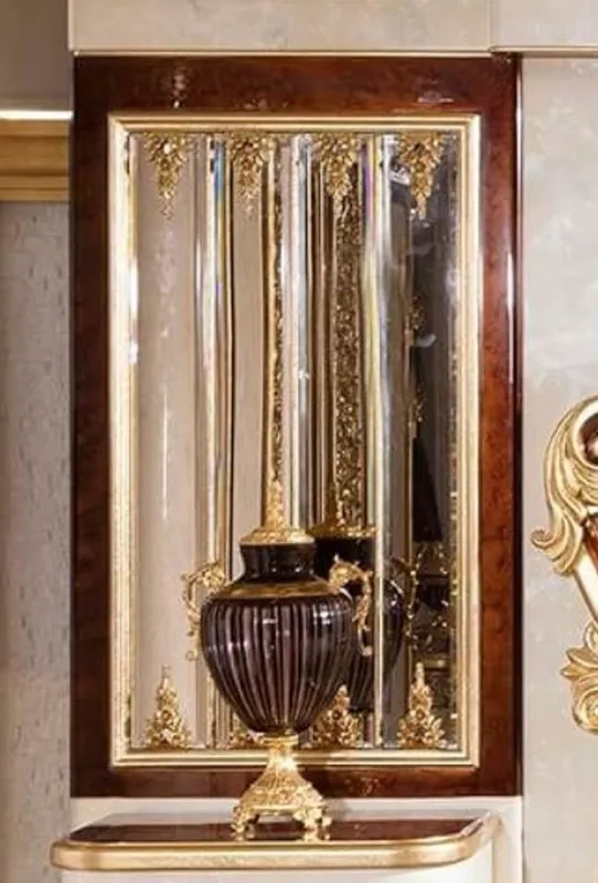 Casa Padrino luxury baroque mirror brown / gold H. 130 cm - Baroque furniture Finale Aktion
