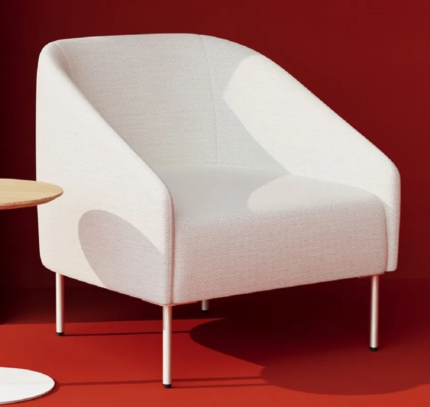 Neu Im Sortiment Casa Padrino luxury living room armchair white H. 79 cm - Hotel lobby armchair