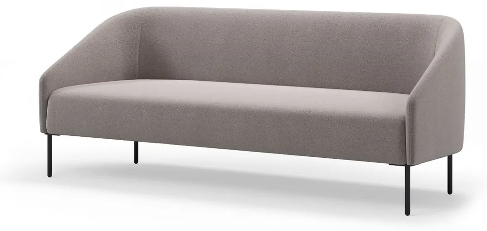 Abverkauf Casa Padrino Luxury Living Room & Hotel Sofa Gray / Black 200 cm - Luxury Furniture