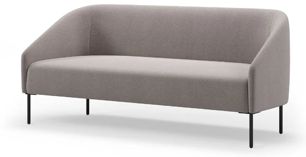 Casa Padrino Luxury Living Room & Hotel Sofa Gray / Black 180 cm - Luxury Furniture Neu