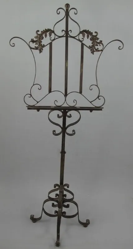 Garantierte Lieferung Casa Padrino Art Nouveau music stand rust H. 135 cm - Baroque & Art Nouveau decorative accessories