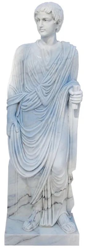 Casa Padrino Antique Style Marble Sculpture Roman Gray H. 165 cm Sale