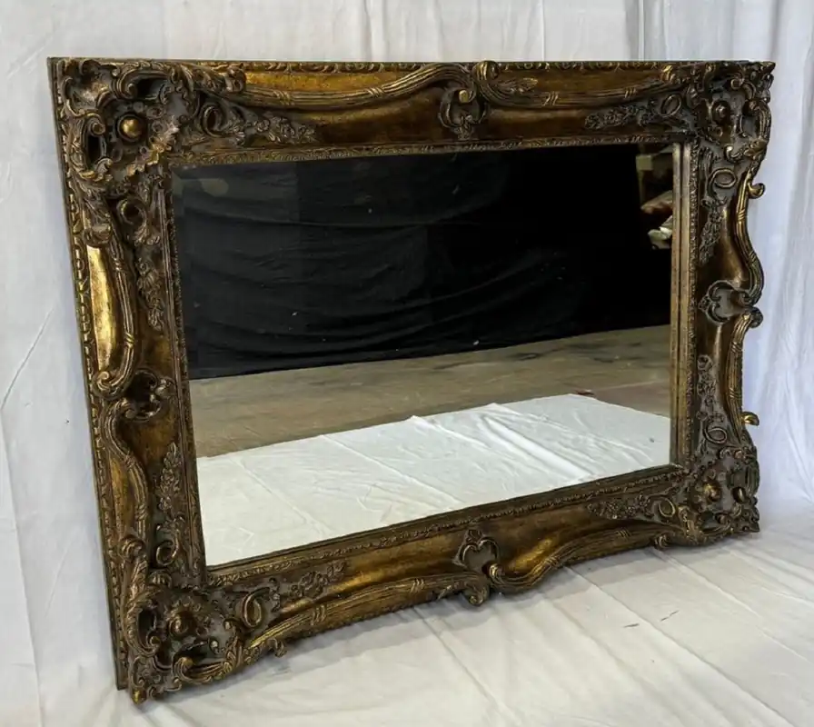 Casa Padrino baroque mirror antique gold 120 cm - Baroque furniture Knallerangebot