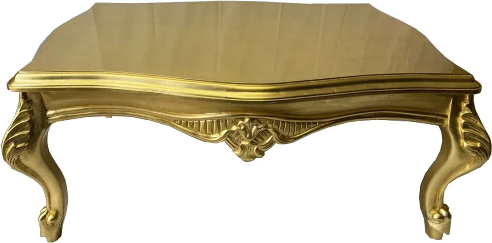 Angebot Casa Padrino luxury baroque coffee table gold 120 cm - Baroque style living room furniture