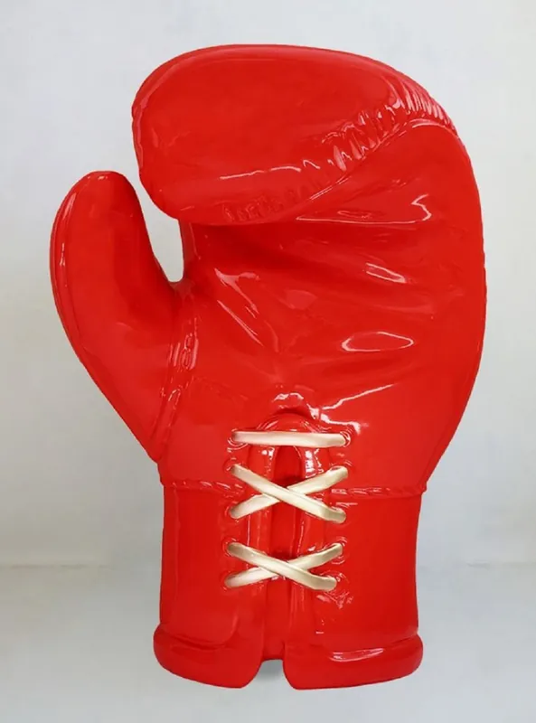 Neu Casa Padrino XXL decorative boxing glove red / gold H. 120 cm - Living room & office decoration