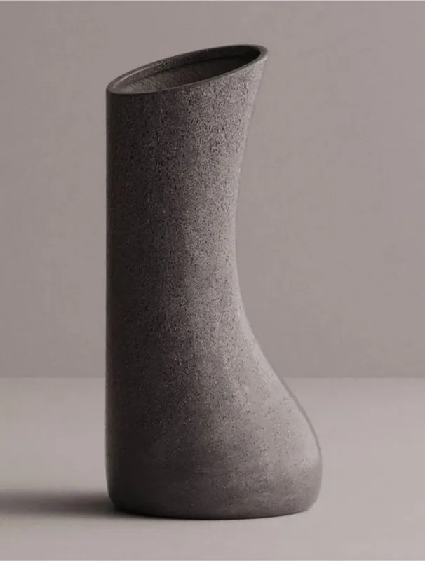 Markenprodukt Casa Padrino luxury decorative flower pot anthracite H. 100 cm - Concrete plant pot