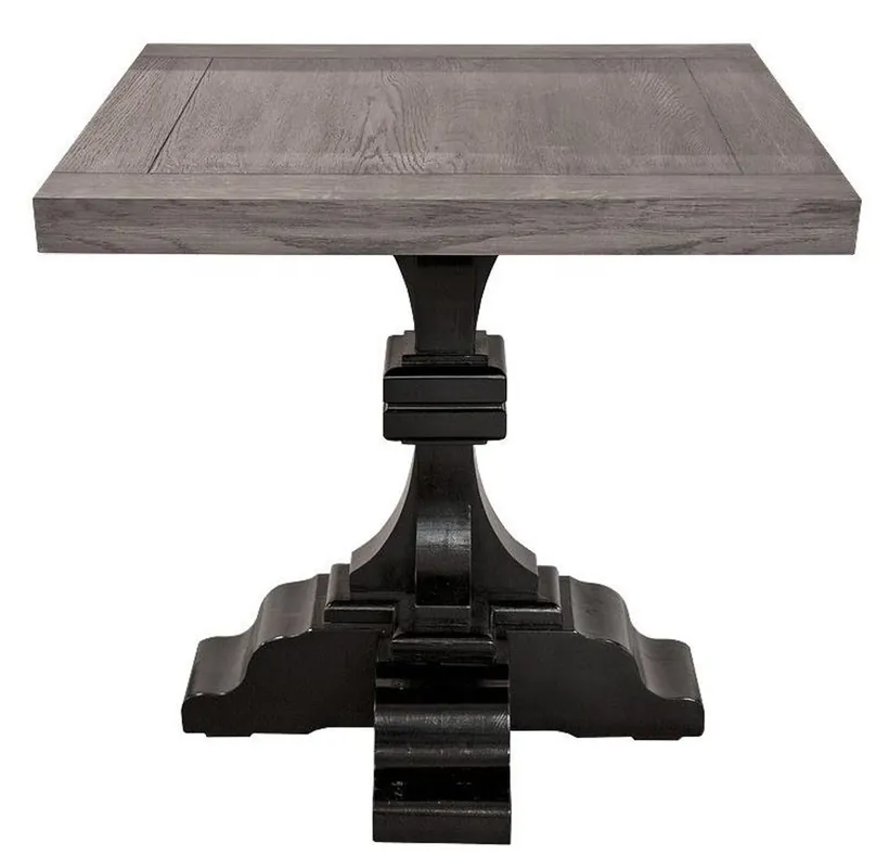 Casa Padrino Country Style Bar Table Black / Dark Brown Ø 78 x H. 110 cm - Round Bar Table in Country Style Preiswert