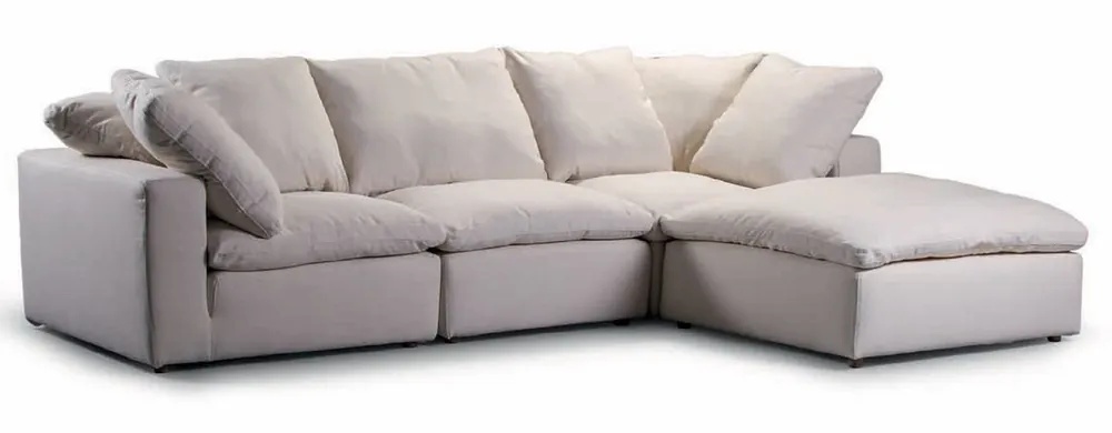 Casa Padrino luxury corner sofa gray 280 x 200 cm - Modular living room sofa Online Kaufen