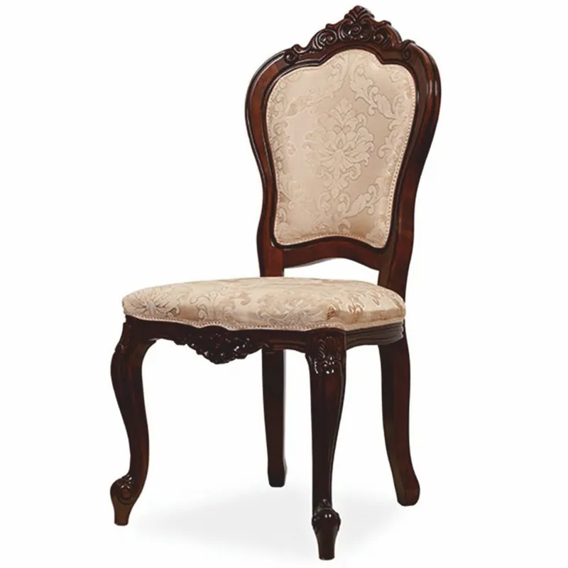 Jetzt Bestellen Casa Padrino luxury baroque dining room chair beige / dark brown - Exquisite baroque furniture