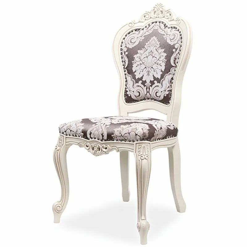 Garantierte Lieferung Casa Padrino luxury baroque dining room chair black / white - Exquisite baroque furniture