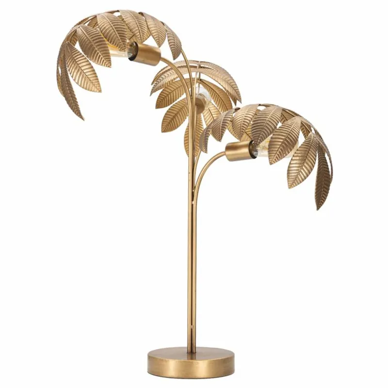 Casa Padrino luxury metal table lamp brass H. 81 cm - Luxury lights Nur Heute