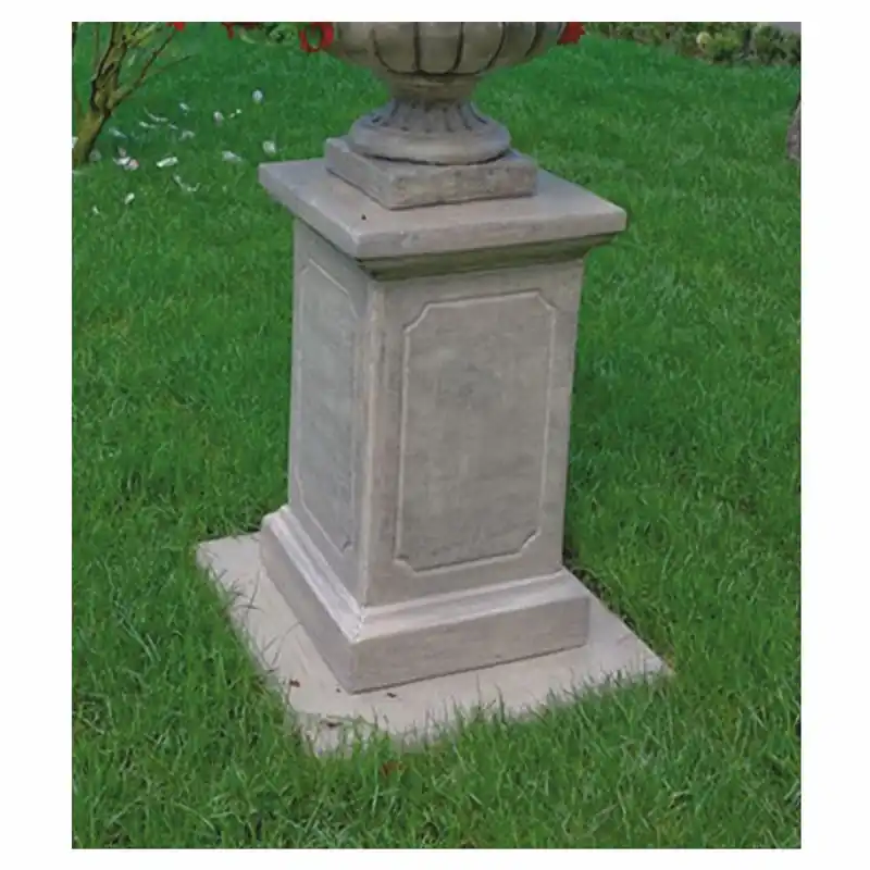 Casa Padrino baroque garden decoration pedestal gray H. 70 cm - Baroque garden accessories Zertifiziert