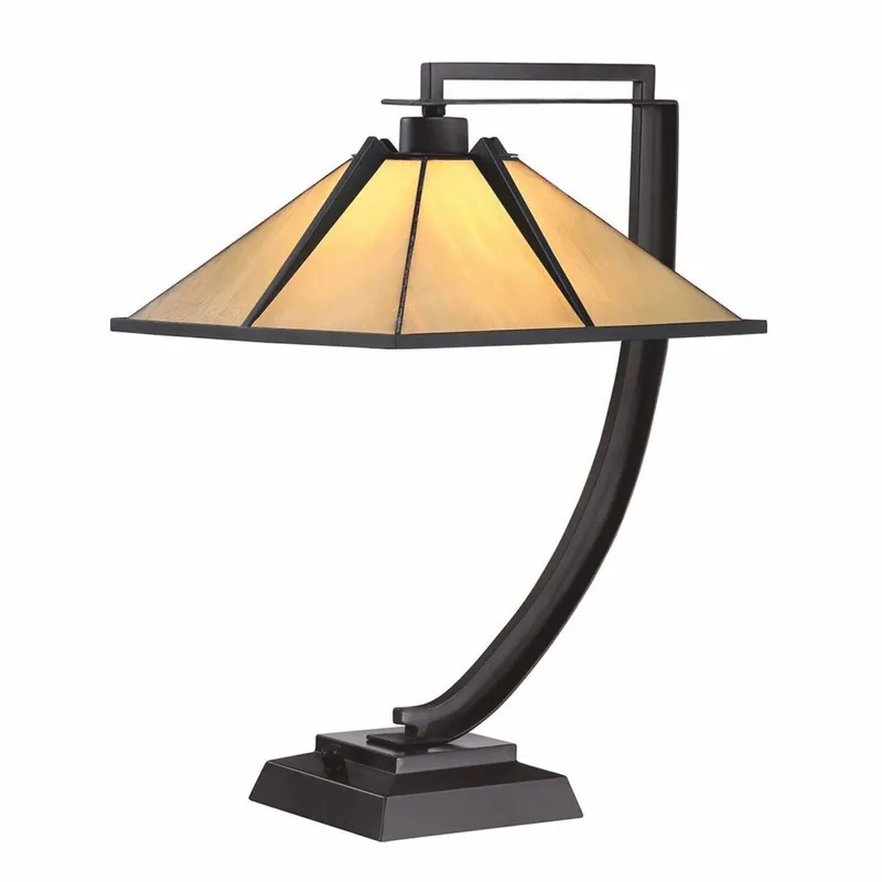Casa Padrino luxury Tiffany table lamp lamp cream / bronze H. 54.8 cm - Tiffany lights Preis Gesenkt