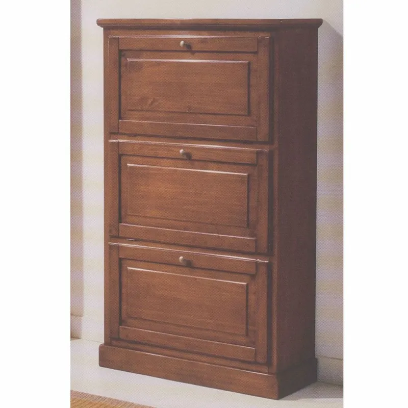 Versand Am Gleichen Tag Casa Padrino luxury baroque shoe cabinet brown H. 130 cm - Made in Italy