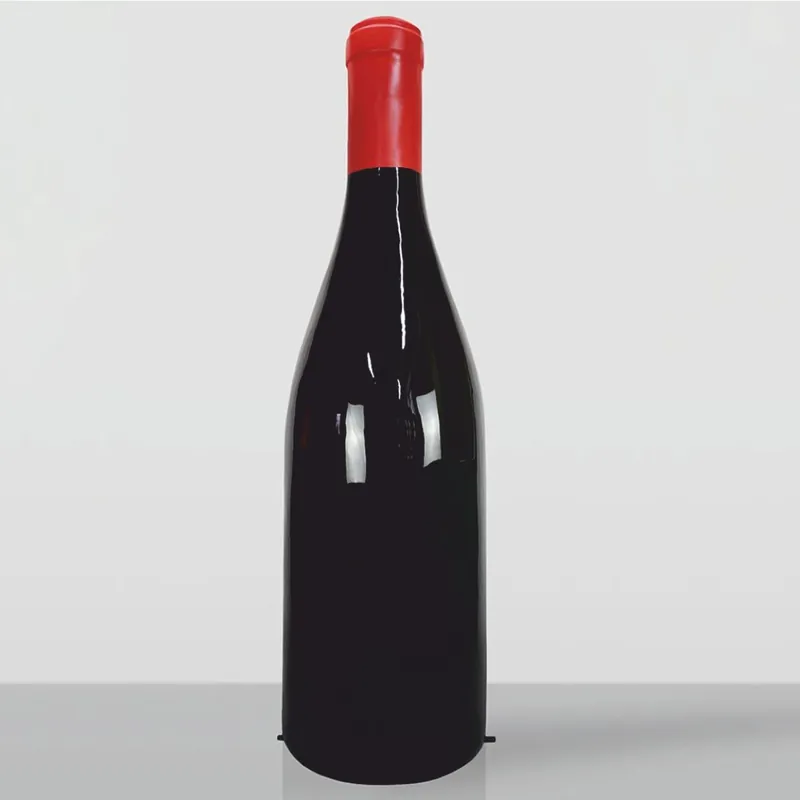Markenware Casa Padrino XXL decorative wine bottle black / red H. 253 cm - Huge garden decoration