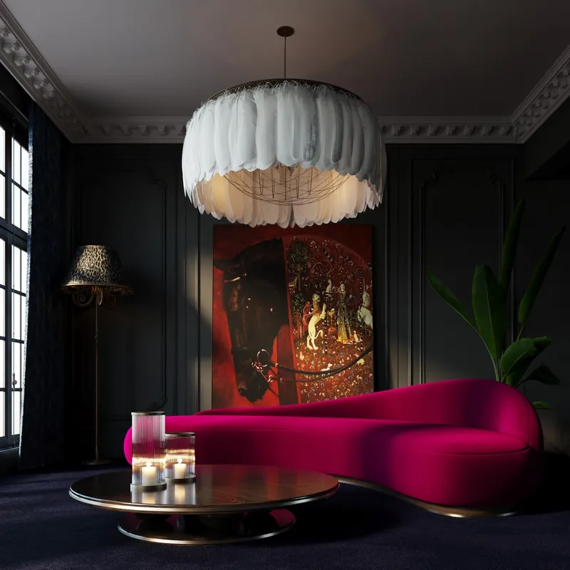 Heißes Angebot Casa Padrino luxury velvet sofa right side pink / brown / silver 280 cm - Living room & hotel furniture