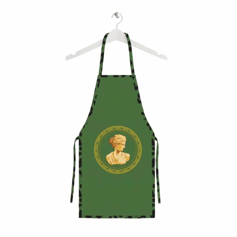 Neue Ware Casa Padrino luxury kitchen apron / cooking apron baroque woman's bust green 80 cm