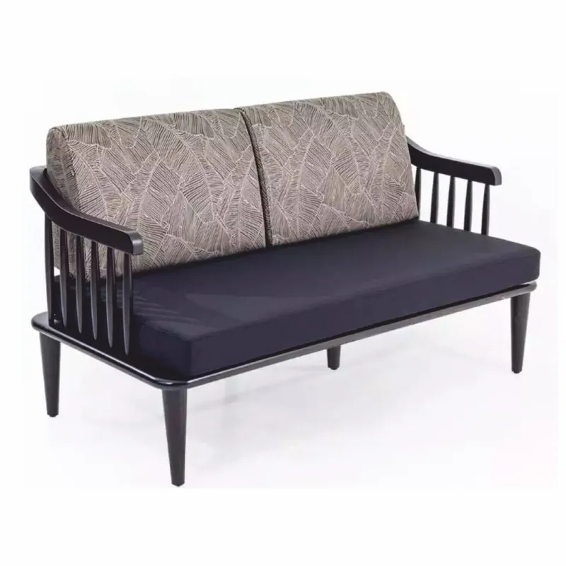 Günstig Casa Padrino luxury sofa purple / gray 140 cm - Living room & hotel furniture
