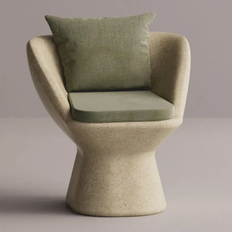 Beliebt Casa Padrino luxury armchair cream / green - Weatherproof concrete armchair