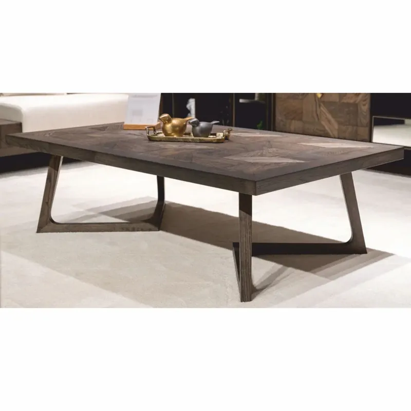 Versand Am Gleichen Tag Casa Padrino luxury solid wood coffee table brown 138 cm - Hotel & living room furniture