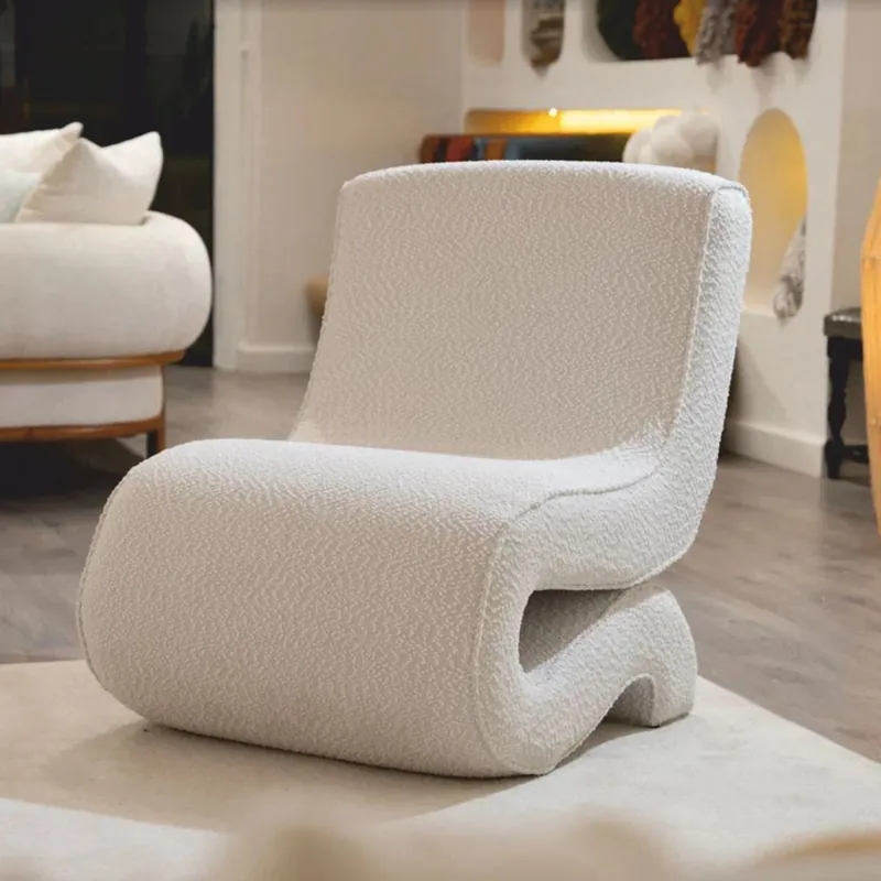 Schnäppchen Casa Padrino luxury living room & hotel armchair white H. 82 cm - Luxury furniture