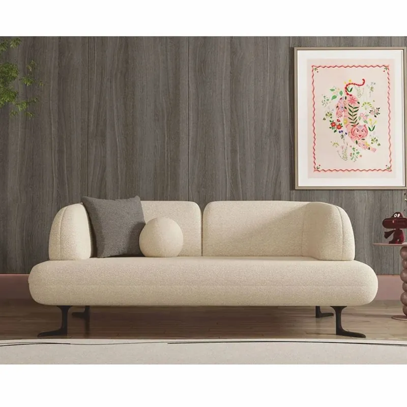Preisknaller Casa Padrino luxury 2-seater sofa with adjustable backrests cream / black 169 cm - Luxury furniture