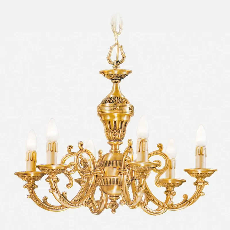 Angebot Casa Padrino luxury baroque chandelier gold Ø 65 x H. 55 cm - Made in Italy