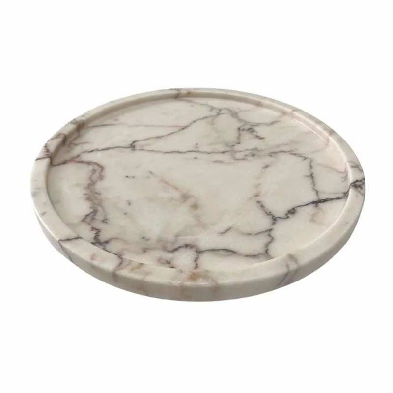 Casa Padrino luxury marble serving tray cream Ø 33.5 cm - Gastronomy accessories Aktuell