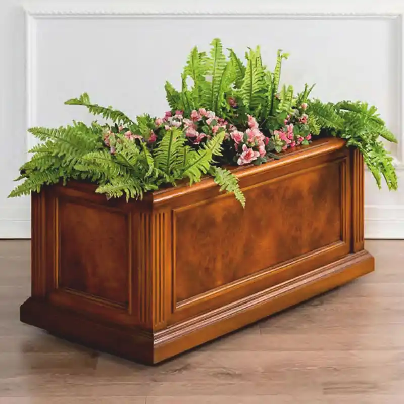Casa Padrino luxury baroque flower pot brown 91 cm - Made in Italy Saisonangebot