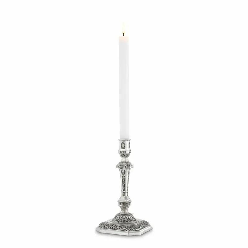 Angebot Casa Padrino luxury baroque candlestick in french style antique silver H. 24.5 cm