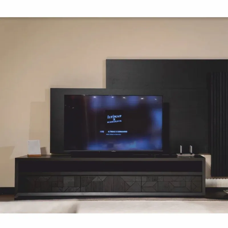 Casa Padrino luxury cabinet with 3 drawers black 226 cm - Living room & hotel furniture Sale
